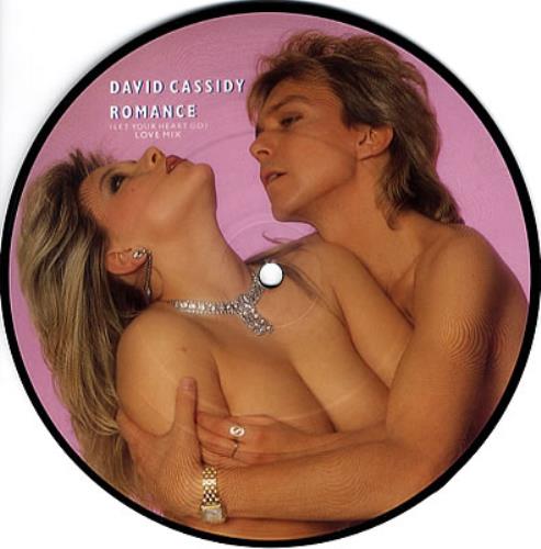 David Cassidy Romance 7" vinyl picture disc (7 inch picture disc single) UK DVD7PRO70226