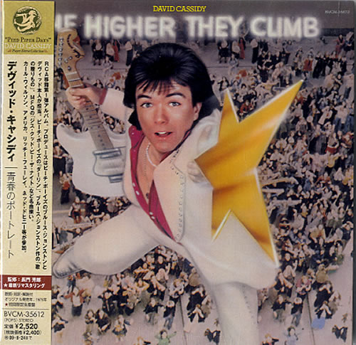 David Cassidy The Higher They Climb, The Harder They Fall CD album (CDLP) Japanese DVDCDTH628352