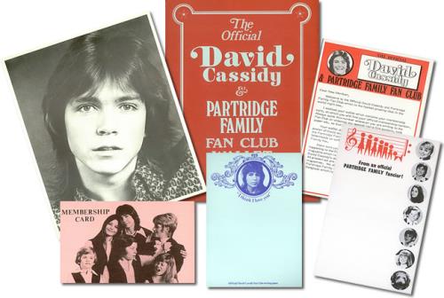 David Cassidy The Official Fan Club Wallet memorabilia UK DVDMMTH260676