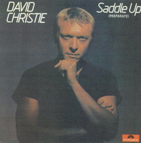 David Christie Saddle Up 7" vinyl single (7 inch record / 45) Spanish D1V07SA805548