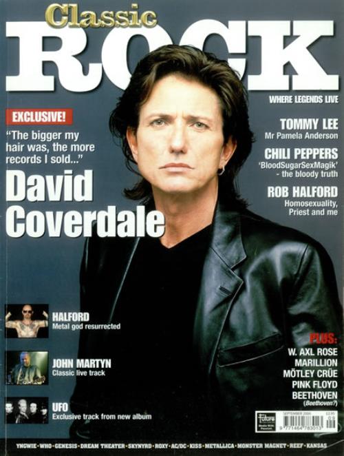 David Coverdale Classic Rock - Issue 18 magazine UK DCOMACL446598