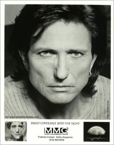 David Coverdale Into The Light media press pack US DCOPPIN173864