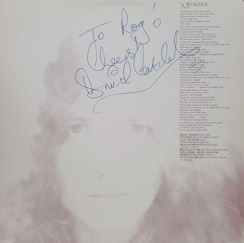 David Coverdale North Winds - 1st - Autographed vinyl LP album (LP record) UK DCOLPNO662261