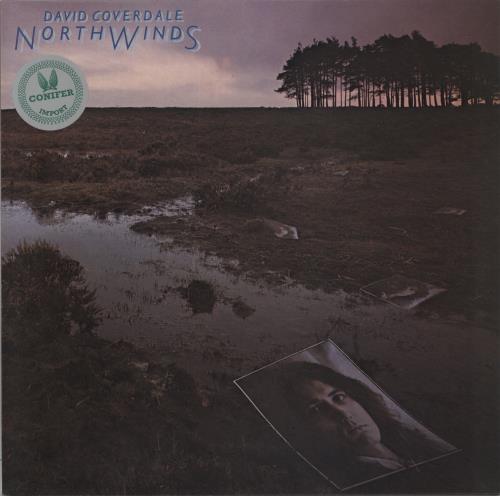David Coverdale North Winds - 1st vinyl LP album (LP record) German DCOLPNO869338
