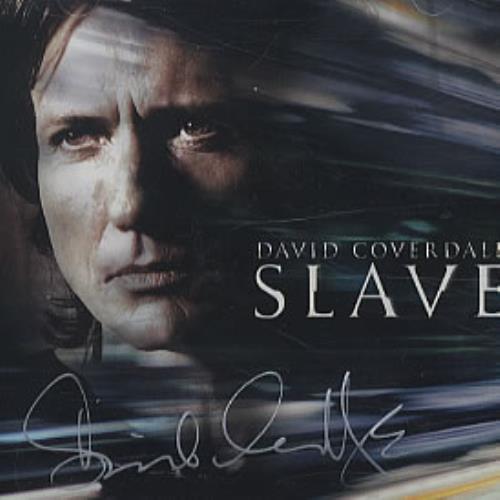 David Coverdale Slave - Autographed CD album (CDLP) US DCOCDSL330179