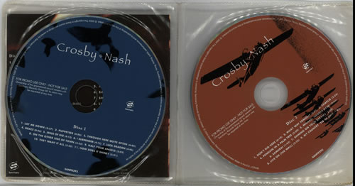 David Crosby & Graham Nash Crosby & Nash 2 CD album set (Double CD) UK C&N2CCR642507