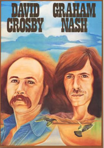 David Crosby & Graham Nash David Crosby David Nash tour programme Japanese C&NTRDA198492