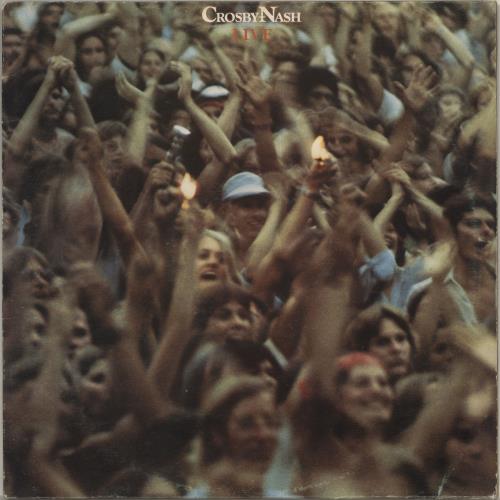 David Crosby & Graham Nash Live vinyl LP album (LP record) UK C&NLPLI698579