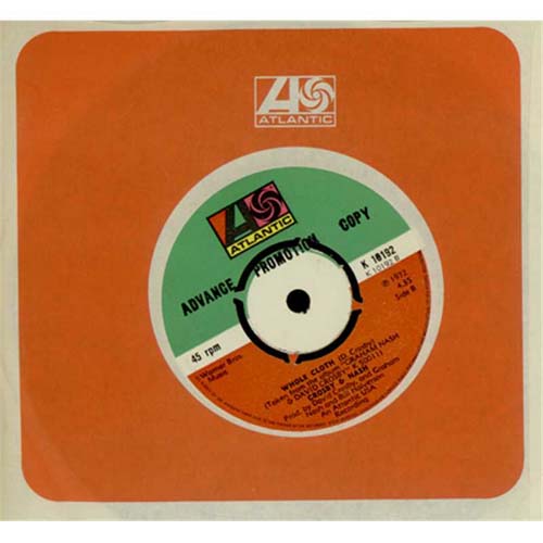 David Crosby & Graham Nash Southbound Train - A Label 7" vinyl single (7 inch record / 45) UK C&N07SO222207