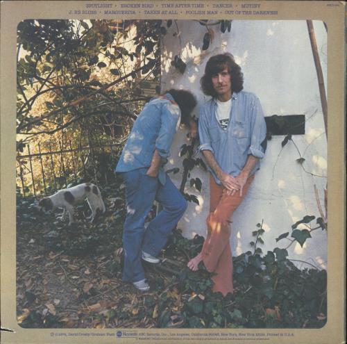 David Crosby & Graham Nash Whistling Down The Wire vinyl LP album (LP record) US C&NLPWH301162