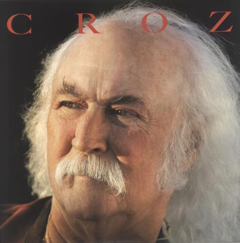 David Crosby Croz  - Red Vinyl 10" vinyl single (10 inch record) US D-C10CR850753