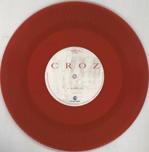 David Crosby Croz  - Red Vinyl 10" vinyl single (10 inch record) US D-C10CR850753