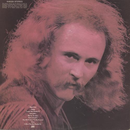 David Crosby If I Could Only Remember My Name - 2nd - EX vinyl LP album (LP record) UK D-CLPIF868676