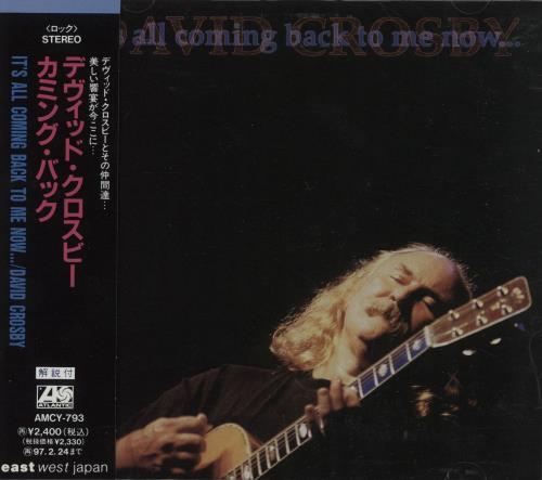 David Crosby It's All Coming Back To Me Now CD album (CDLP) Japanese D-CCDIT556556