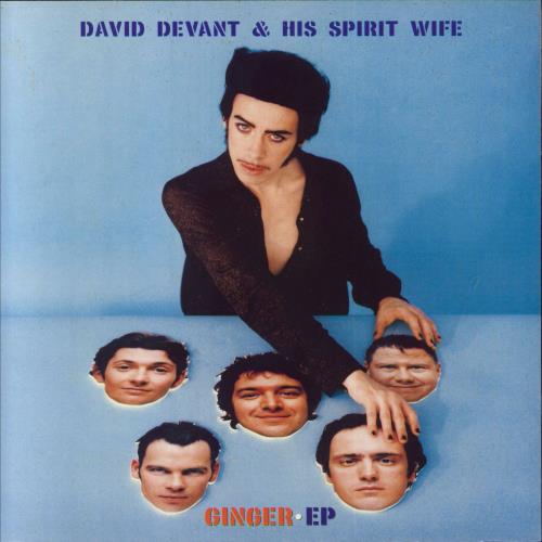 David Devant & His Spirit Wife Ginger EP - Black Vinyl 7" vinyl single (7 inch record / 45) UK AVE07GI828903