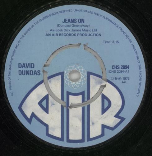 David Dundas Jeans On 7" vinyl single (7 inch record / 45) UK 4DD07JE573062
