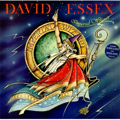 David Essex Imperial Wizard - Hype Stickered Sleeve vinyl LP album (LP record) UK ESSLPIM425331