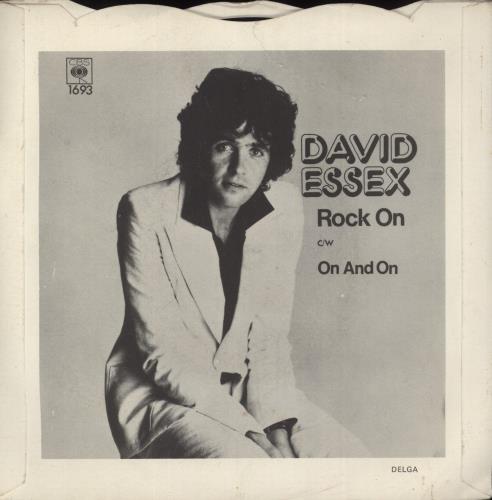 David Essex Rock On - P/S 7" vinyl single (7 inch record / 45) UK ESS07RO405694