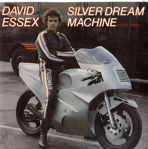 David Essex Silver Dream Machine + p/s 7" vinyl single (7 inch record / 45) UK ESS07SI600995