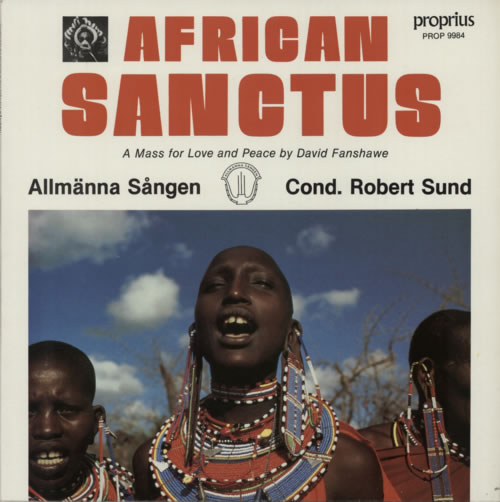 David Fanshawe African Sanctus vinyl LP album (LP record) Swedish D41LPAF592578