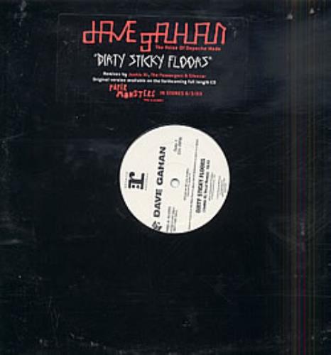 David Gahan Dirty Sticky Floors 12" vinyl single (12 inch record / Maxi-single) US DGN12DI248967