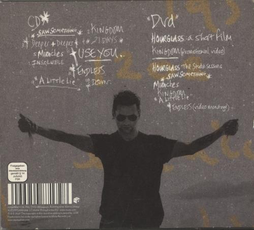 David Gahan Hourglass 2-disc CD/DVD set UK DGN2DHO678337