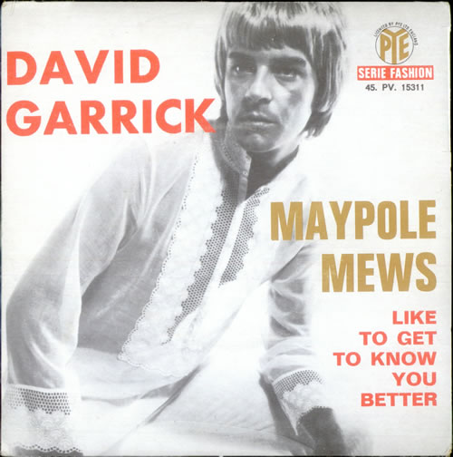 David Garrick Maypole Mews 7" vinyl single (7 inch record / 45) French DG-07MA525384