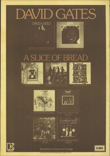 David Gates In Concert tour programme UK DGATRIN771313