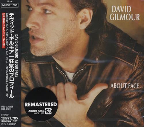 David Gilmour About Face + Obi CD album (CDLP) Japanese DGLCDAB357668