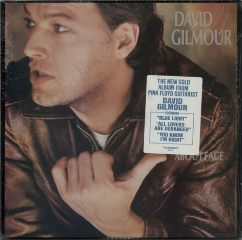 David Gilmour About Face - stickered shrink vinyl LP album (LP record) US DGLLPAB59046