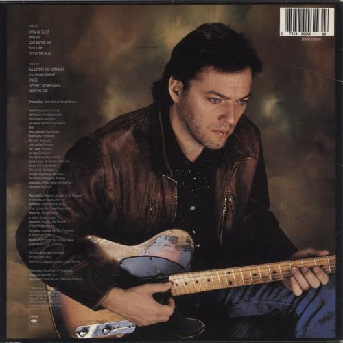 David Gilmour About Face vinyl LP album (LP record) US DGLLPAB799355