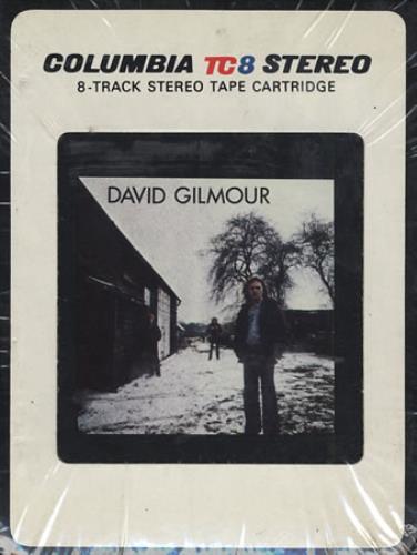 David Gilmour David Gilmour 8-track cassette US DGL8TDA390879
