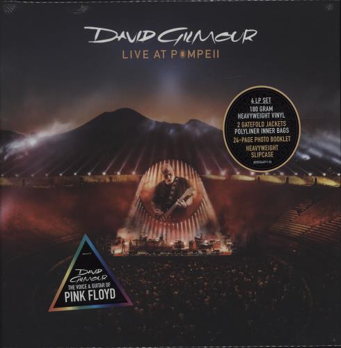 David Gilmour Live At Pompeii - 180gm - Sealed Vinyl Box Set UK DGLVXLI682507