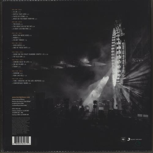 David Gilmour Live At Pompeii - 180gm - Sealed Vinyl Box Set UK DGLVXLI682507