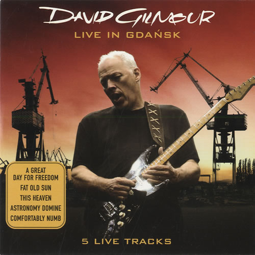 David Gilmour Live In Gdansk CD-R acetate UK DGLCRLI451102