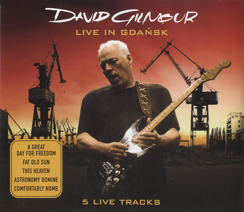 David Gilmour Live In Gdansk CD-R acetate US DGLCRLI465221