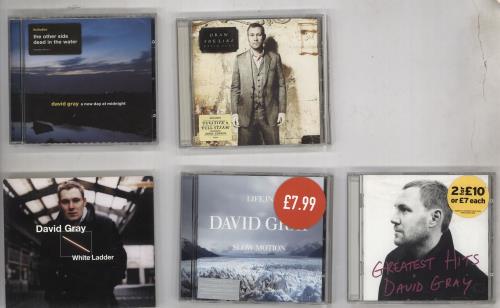 David Gray 4 CD Albums + 1 CD Compilation CD album (CDLP) UK DGRCDCD738643