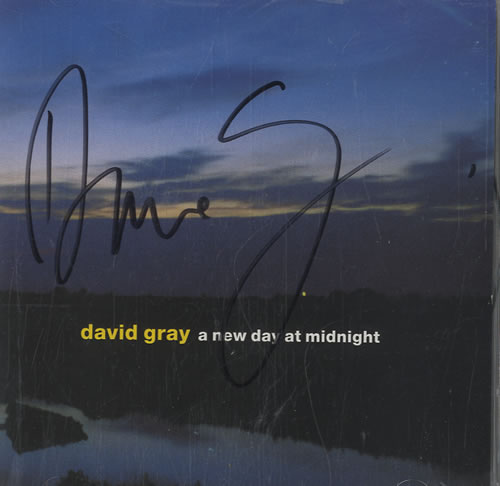 David Gray A New Day At Midnight - Signed Album Sleeve memorabilia US DGRMMAN544502