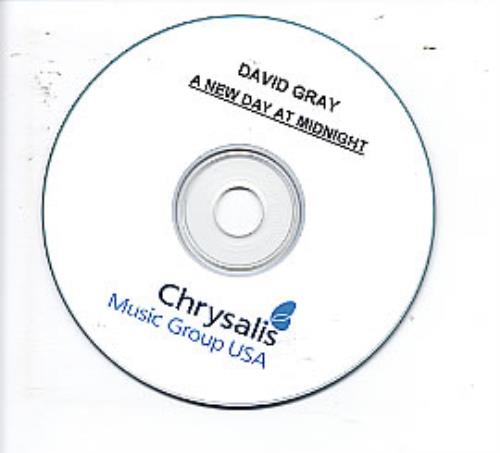 David Gray A New Day At Midnight CD-R acetate US DGRCRAN264189