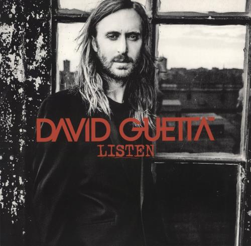 David Guetta Listen 2-LP vinyl record set (Double LP Album) UK DVU2LLI868419
