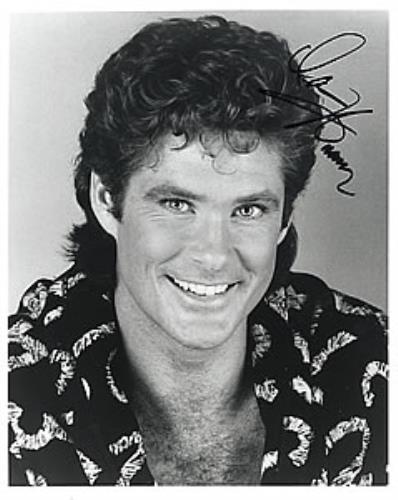 David Hasselhoff Autographed Portrait Photograph photograph US HASPHAU260832