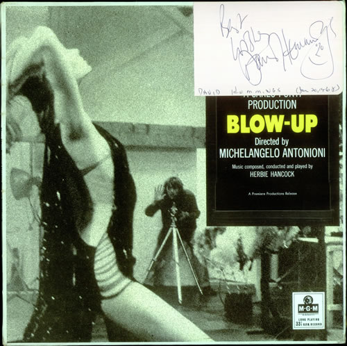 David Hemmings Blow-Up - Autographed memorabilia UK D43MMBL526466