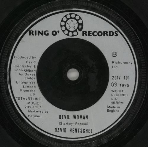 David Hentschel Oh My My 7" vinyl single (7 inch record / 45) UK DHC07OH858630