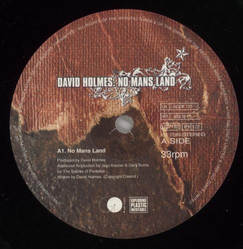 David Holmes No Mans Land 12" vinyl single (12 inch record / Maxi-single) UK DHM12NO881948