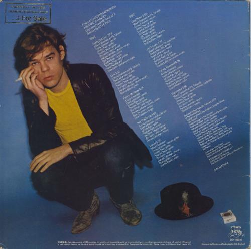 David Johansen David Johansen - Promo Stamped vinyl LP album (LP record) UK DVHLPDA815465