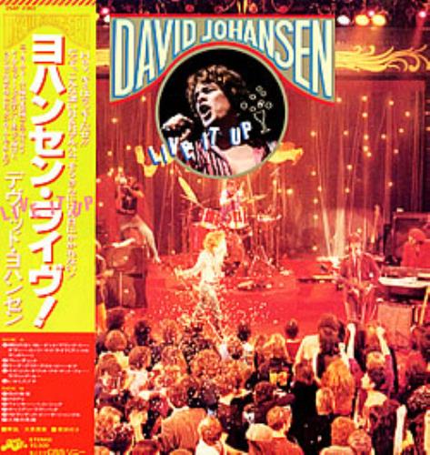 David Johansen Live It Up vinyl LP album (LP record) Japanese DVHLPLI229475