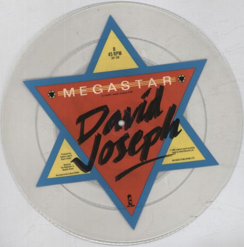 David Joseph Be A Star - Uncut & Shaped Disc uncut picture disc (vinyl) UK D80UNBE820184