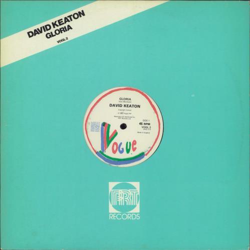 David Keaton Gloria 12" vinyl single (12 inch record / Maxi-single) UK 4CX12GL789953
