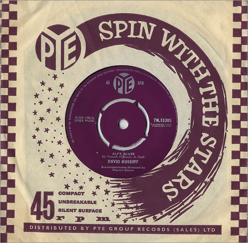 David Kossoff Alf's Blues 7" vinyl single (7 inch record / 45) UK DK307AL481562