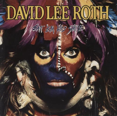 David Lee Roth Eat 'Em And Smile - EX vinyl LP album (LP record) German DLRLPEA870555